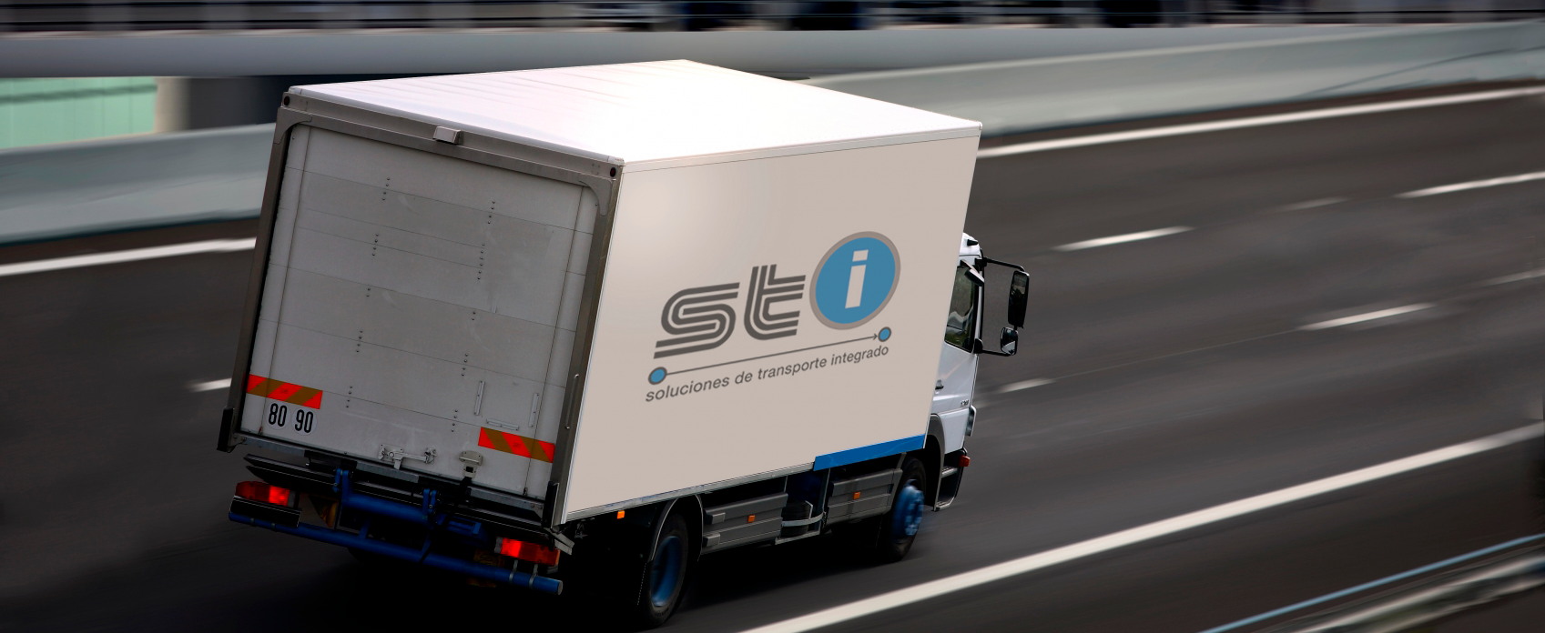 Camión servicio de transporte urgente